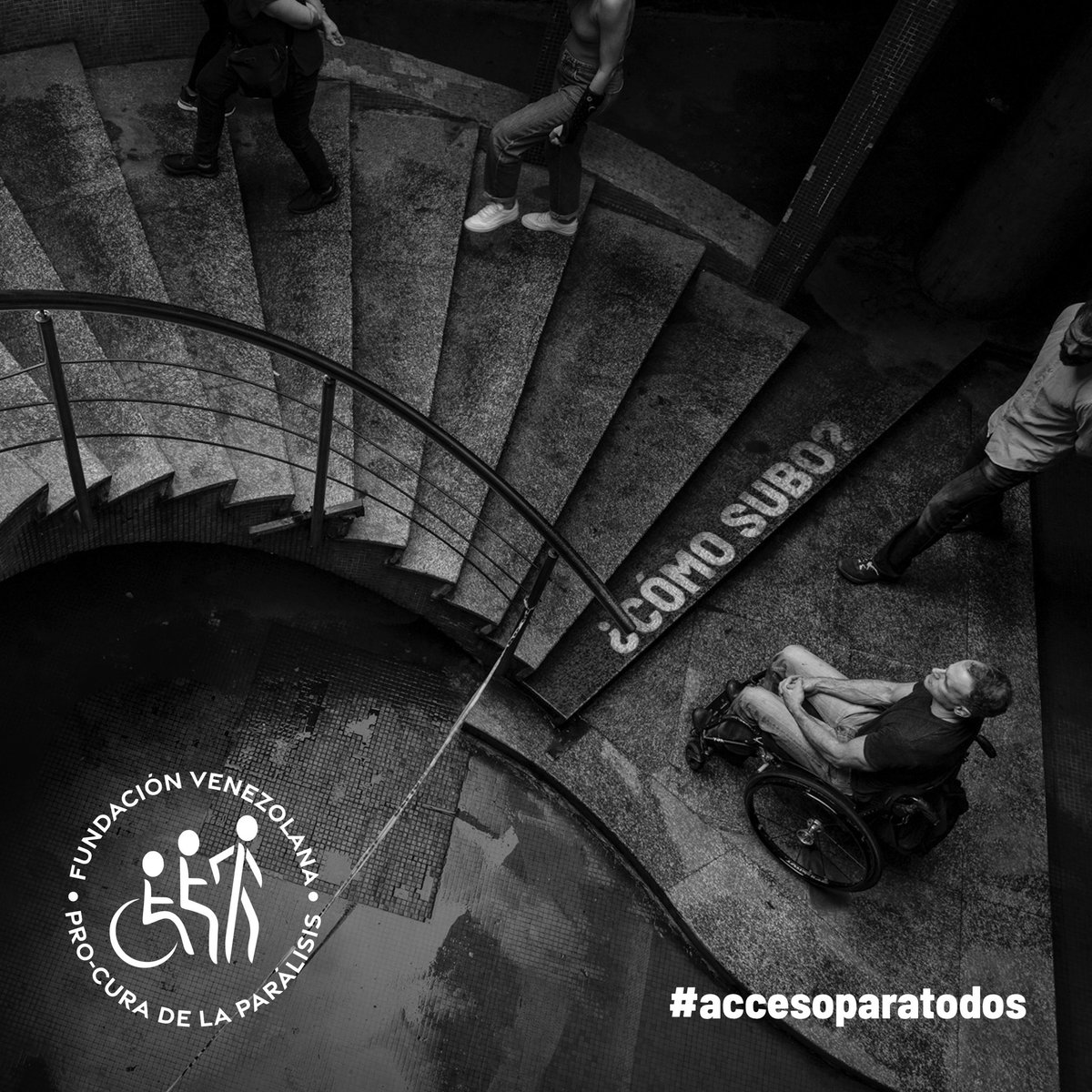 FUNDAPROCURA's tweet photo. ¿Cómo subo?
Parece una pregunta sencilla hasta que la hace una persona en silla de ruedas. No tener alternativas de movilidad es sentir que se detiene tu vida.
Todos debemos poder tener cabida debajo del cielo de nuestra ciudad.
#accesoparatodos #fundaprocura https://t.co/ezWFBju1H6