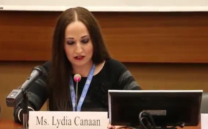 ThomasVitins's tweet photo. "Islamophobia and Art" #artist & #humanitarian @Lydia_Canaan's inspiring speech at #UN's #HumanRightsCouncil #Geneva |#HuffPo
https://t.co/6lIC7eaSUt
#LydiaCanaan #ููุฏูุงููุนุงู #SingerSongwriter #HumanRights #RockStar #ููุฏูุงููุนุงู
#ููุฏูุง_ููุนุงู https://t.co/dK8XA8sZkS