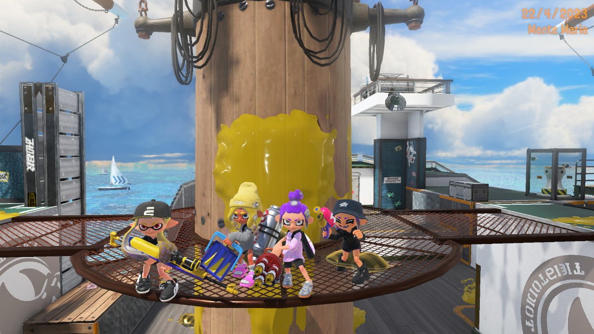 Kwan5949's tweet photo. girls are the best #Splatoon3 #NintendoSwitch https://t.co/3M7HfJYV6B