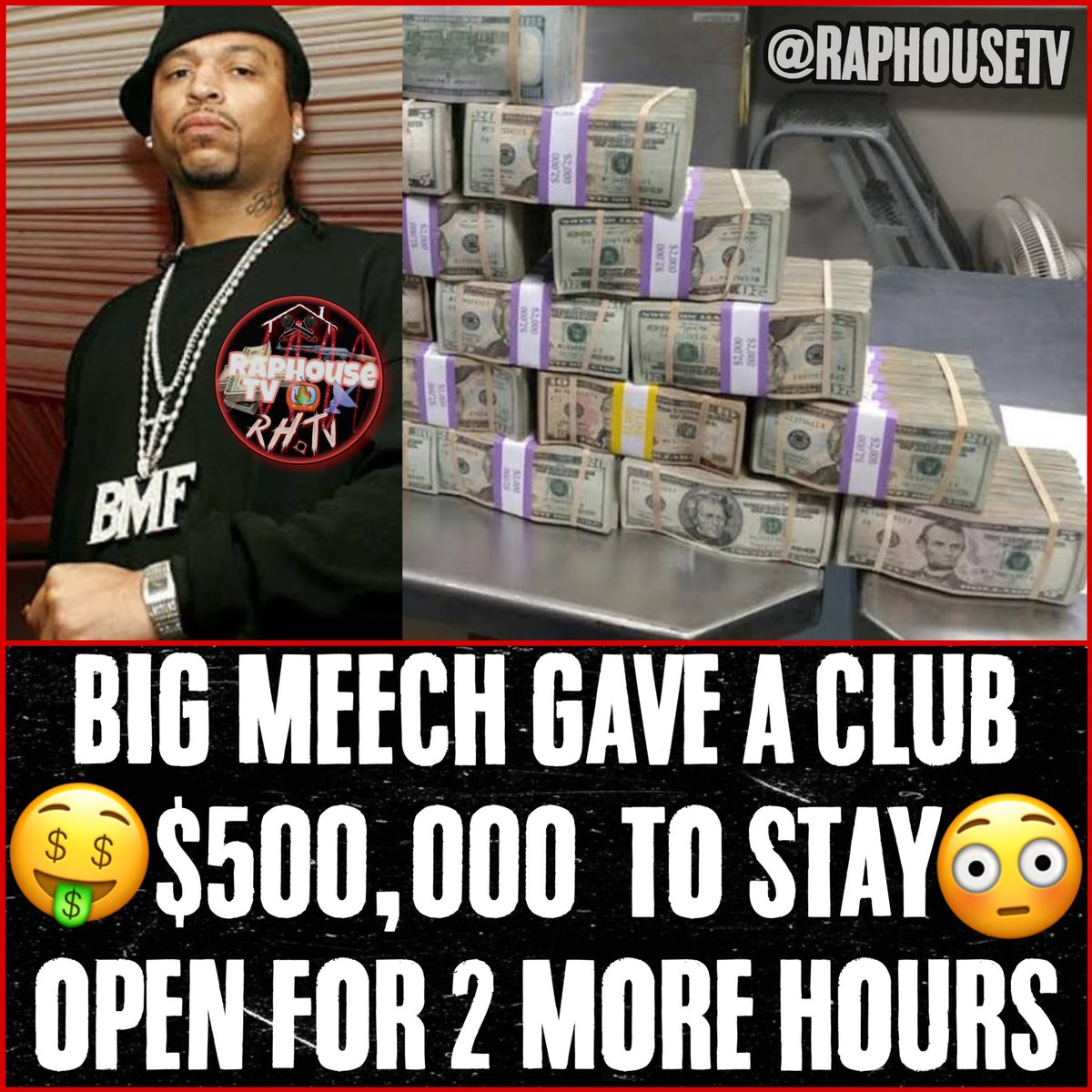 Raphousetv (RHTV) on Twitter "Big Meech Gave a Club 500,00 Just to