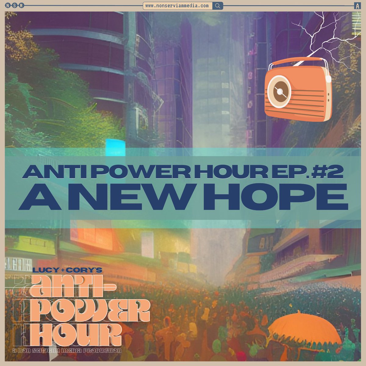 nonserviammedia's tweet photo. 🚨 Available Everywhere! 🚨
The *Return* of @LucyStag & @corymassimino’s #AntiPowerHour 📻
🎙️ https://t.co/2nvYUY4npi
🎥 https://t.co/Klvoe56jLq
#NonServiamMedia #anarchism #politics #libertarianleft https://t.co/ruhVtDRJ7b