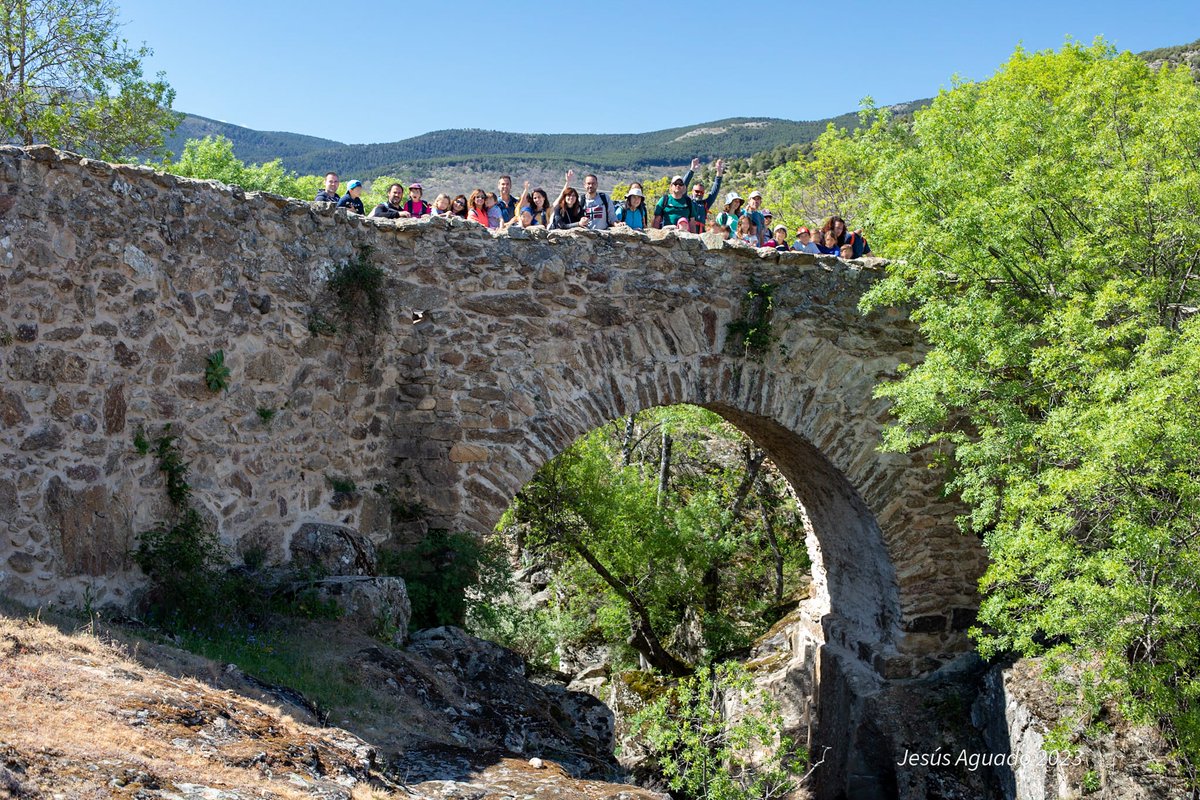 Nuestro club de montaña lo ha pasado gominola en la excursión a  Los Puentes Medievales del Valle del Lozoya