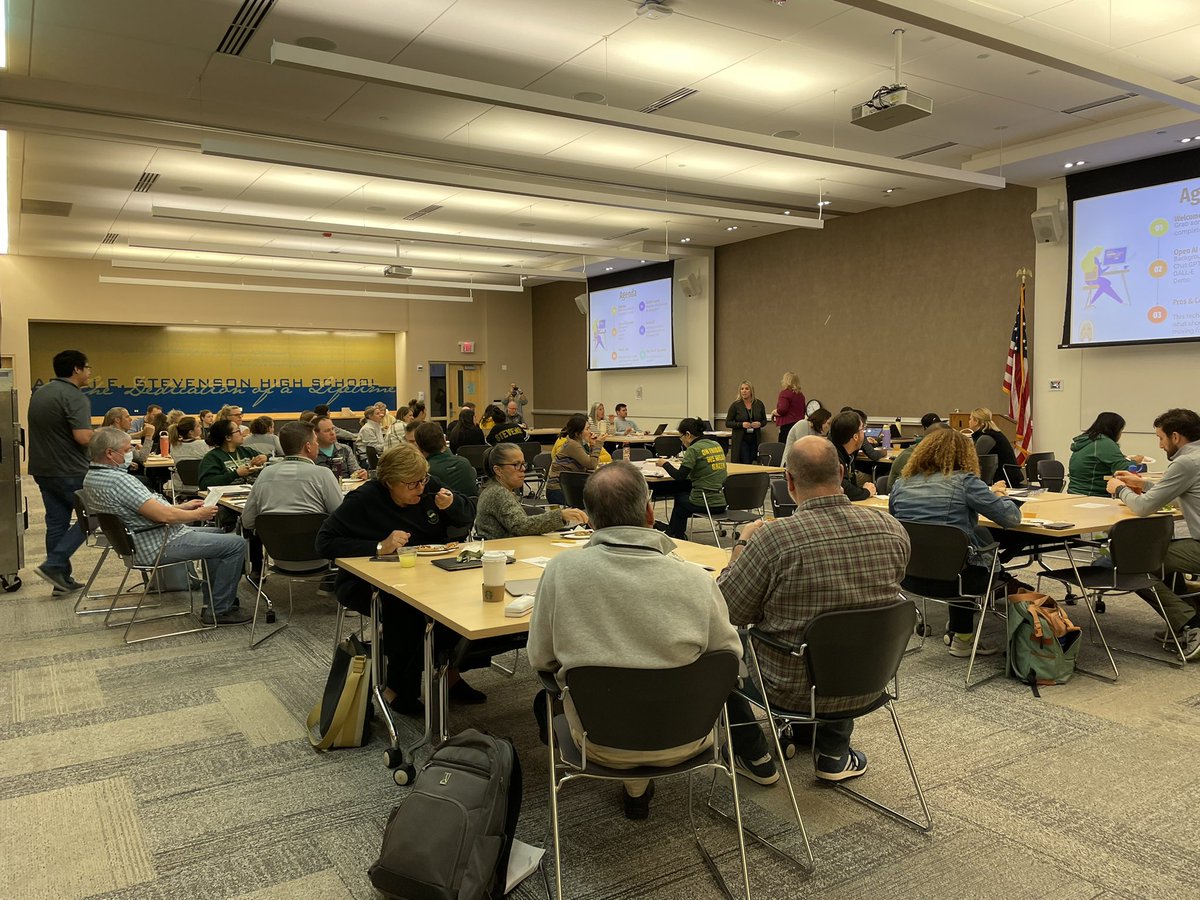 bargentar's tweet photo. Thank you to the over 150+ faculty and staff who attended our ChatGPT 101 LnL. I had the privilege of co-presenting with my awesome co-coach and the amazing Lit coaches. @dargentar125 @stevensonhs @chollerwood @SHS_LiteracyMR https://t.co/PEjATXyLPH