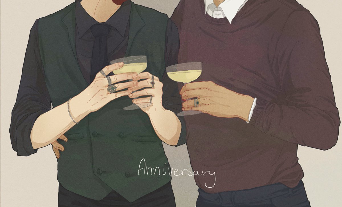 mightynyunyi's tweet photo. there's a stackable ring ad I always get on instagram and it reminded me of them so I drew it

.
.
#marauders #jamespotter #regulusblack #jegulus https://t.co/4NucpY3vBq