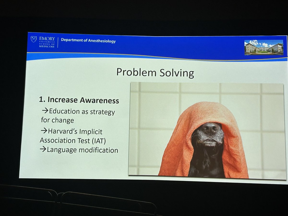At <a href="/OSUWexMed/">The Ohio State University Wexner Medical Center</a> our annual faculty modules includes addressing implicit bias. iIt can be quite enlightening to learn of my own implicit biases and I try use that knowledge to pay attention and avoid having those biases affect #patientcare #ASRASpring23 #ASRA100