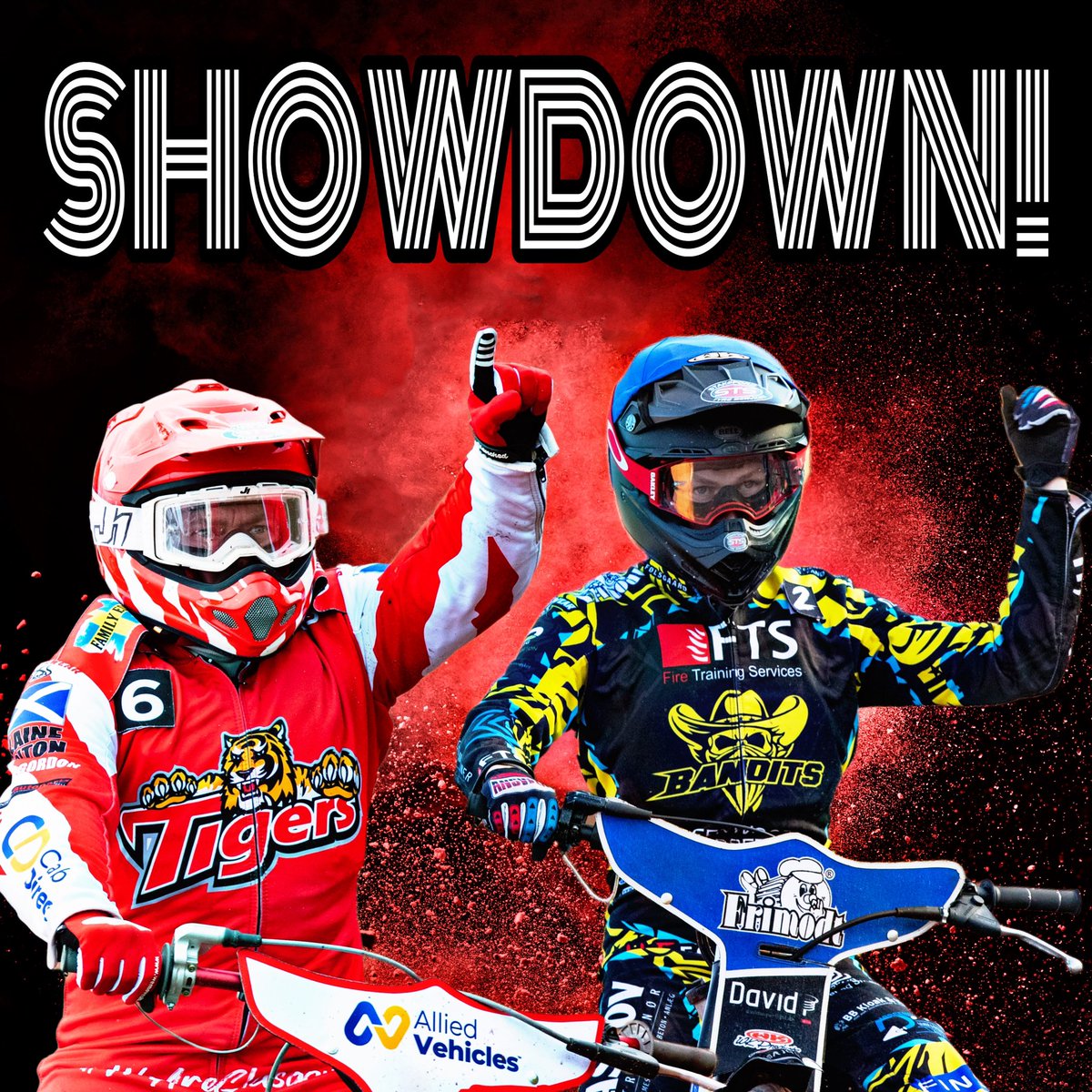 glasgowtigers's tweet image. WOW!
🔥It all comes down to next Friday.
🔥Tigers 🆚 Berwick Bandits.
🔥Whoever wins the aggregate bonus point is guaranteed a place in the BSN Series semis.
🔥Tigers have a 13-point advantage but Bandits are on form! 
🔥Be there! 
🎟️: bit.ly/43M7L1E

#WeAreGlasgow 🔴⚪