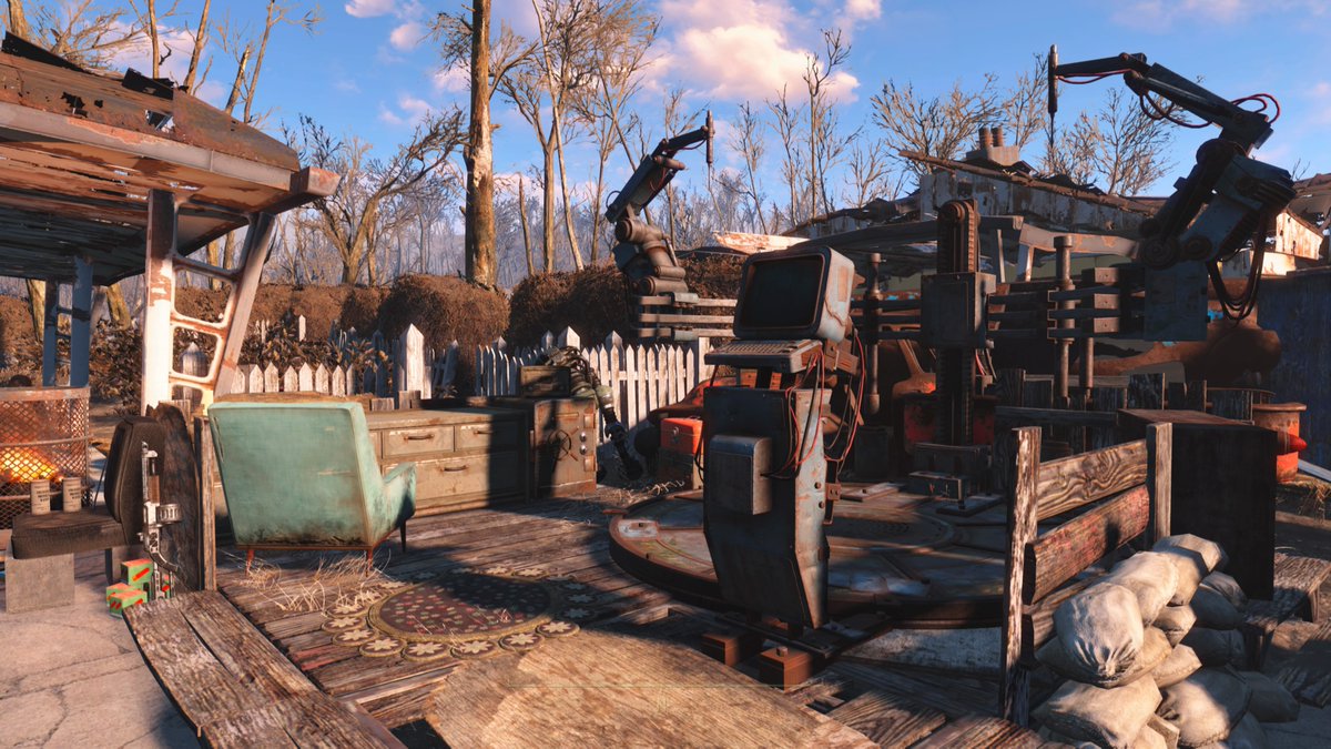 StarbornNomad's tweet image. Few more bits and bobs and it&apos;s good to go.. Right, where&apos;s Codsworth gone.. #Fallout4 #Automatron #PS4share