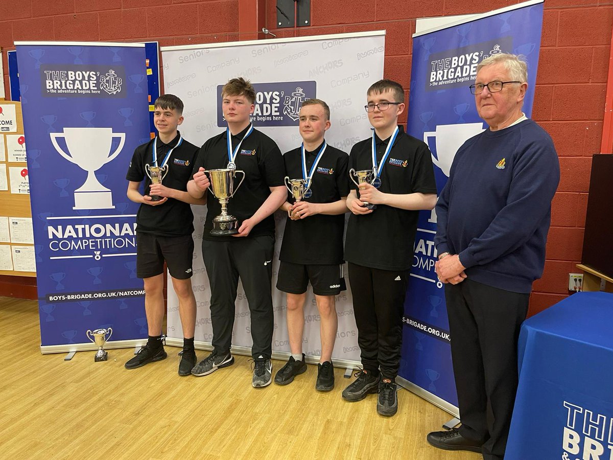 The Boys' Brigade on Twitter "Congratulations to 2nd Port Glasgow, our National Table Tennis