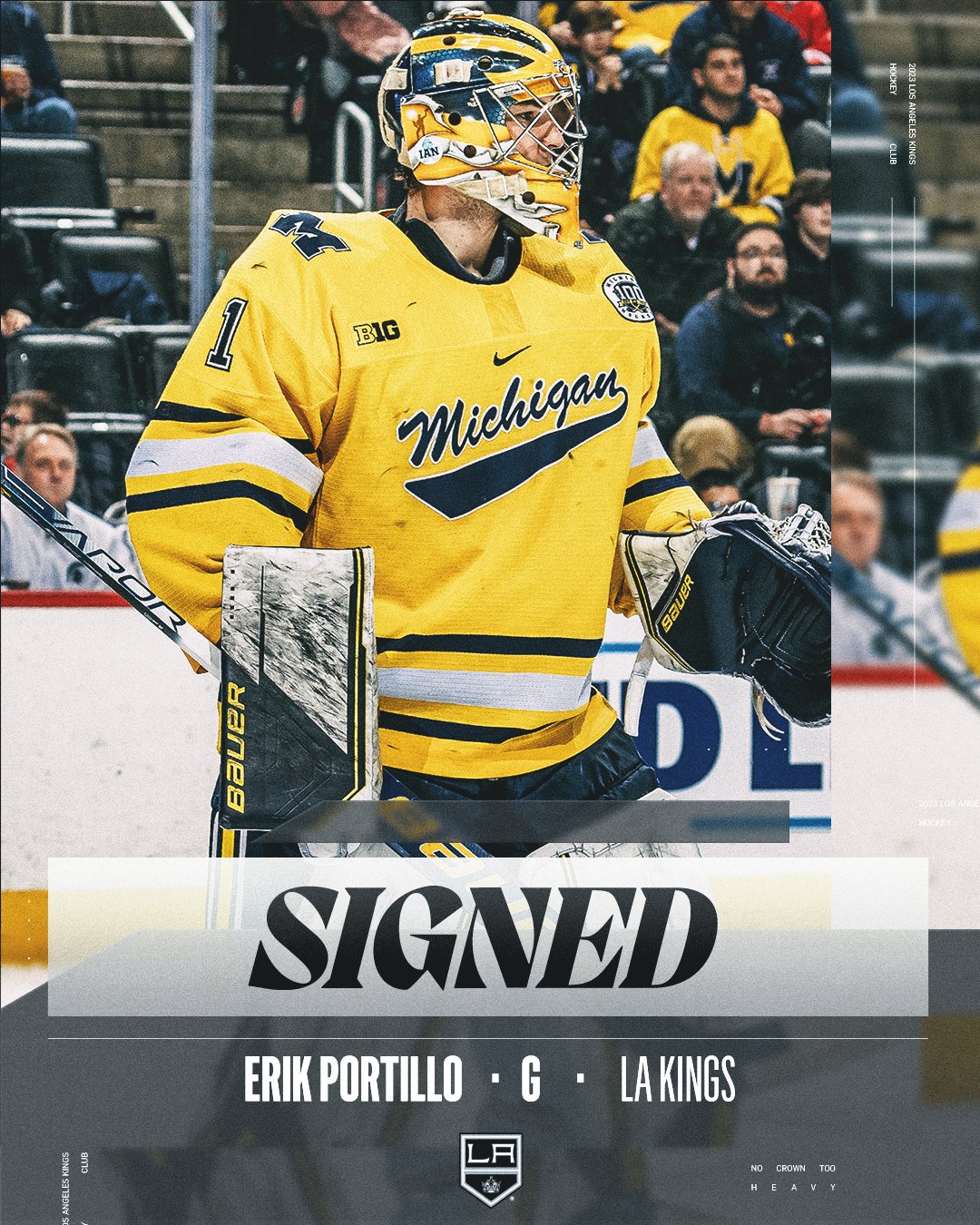 LA Kings on X: ROSTER MOVE: We've signed goaltender Erik Portillo