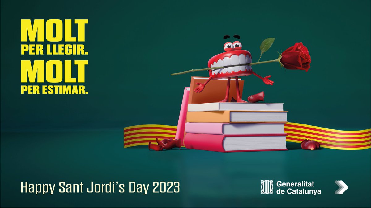 🌹📚Bon Sant Jordi a tots i totes!🐉

🌹📚Happy Sant Jordi to everyone!🐉

#SantJordiAlMón
#BooksAndRoses