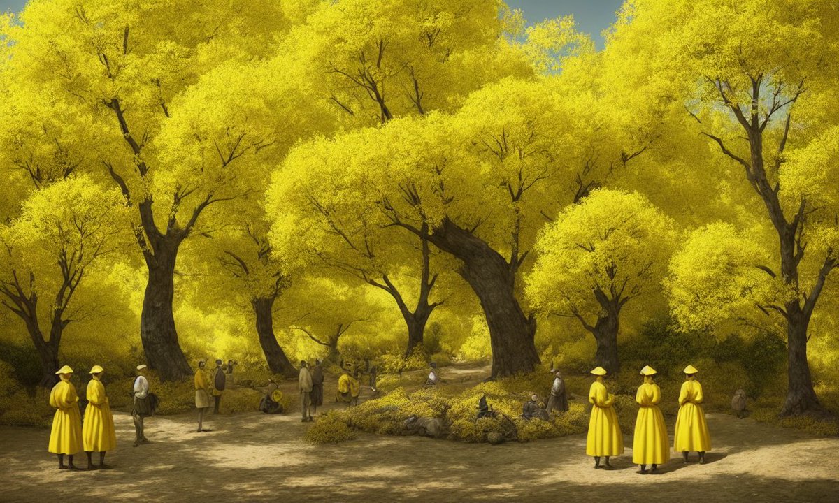 ai_ingenuity's tweet photo. Just because these images that I created have a lot of yellow, they are dedicated to @ANiMAomni 😎

#stablediffusionart #stablediffusion #GraphicDesign #ai #AI #nfts #iaart #NFTCommuntiy #castle #painting #NFT https://t.co/P7iajt4uci