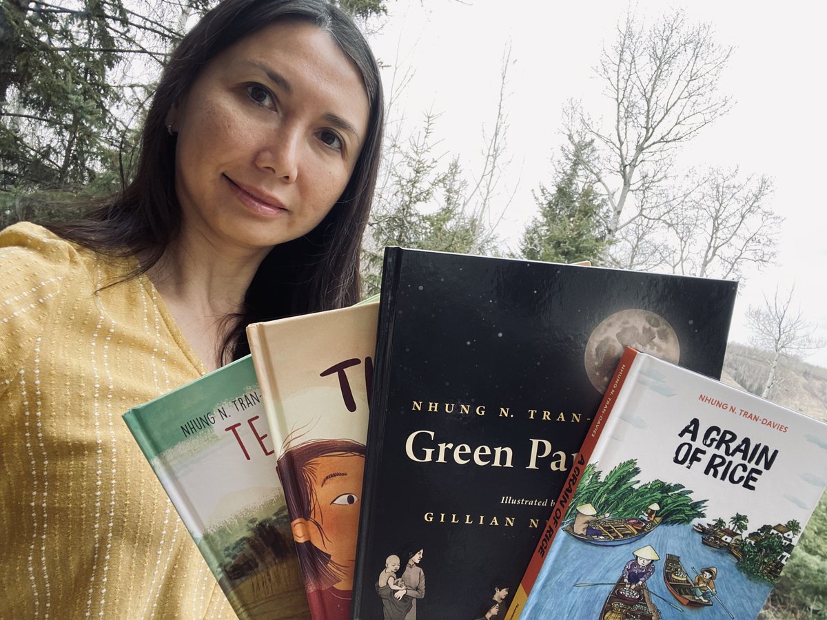nhungtrandavies's tweet photo. Not bad, I say, for a former refugee...coming from war &amp; poverty, no father, raised by single mother... 
#grateful #thankful #blessed #journey @_secondstory @RedDeerPress @tradewindbooks https://t.co/Az0Gn9QlgF