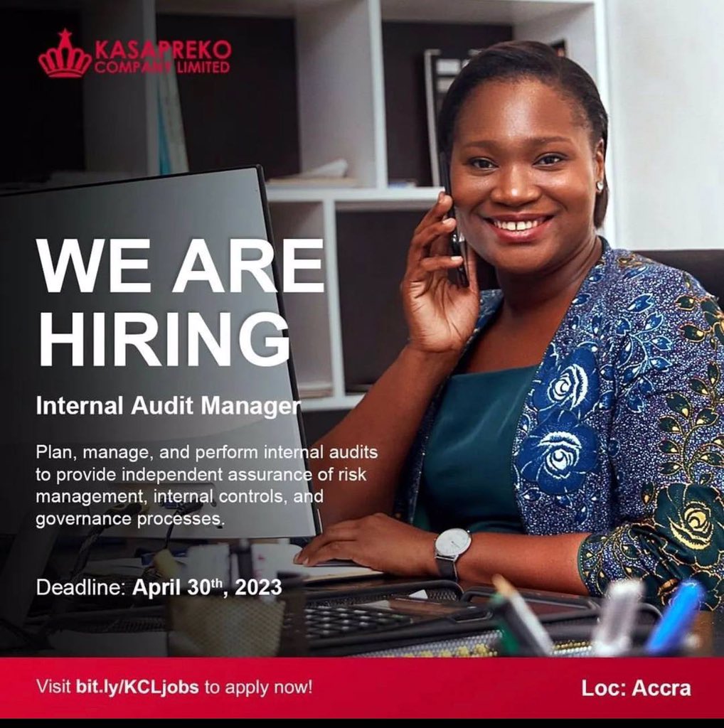 Kasapreko is hiring !!