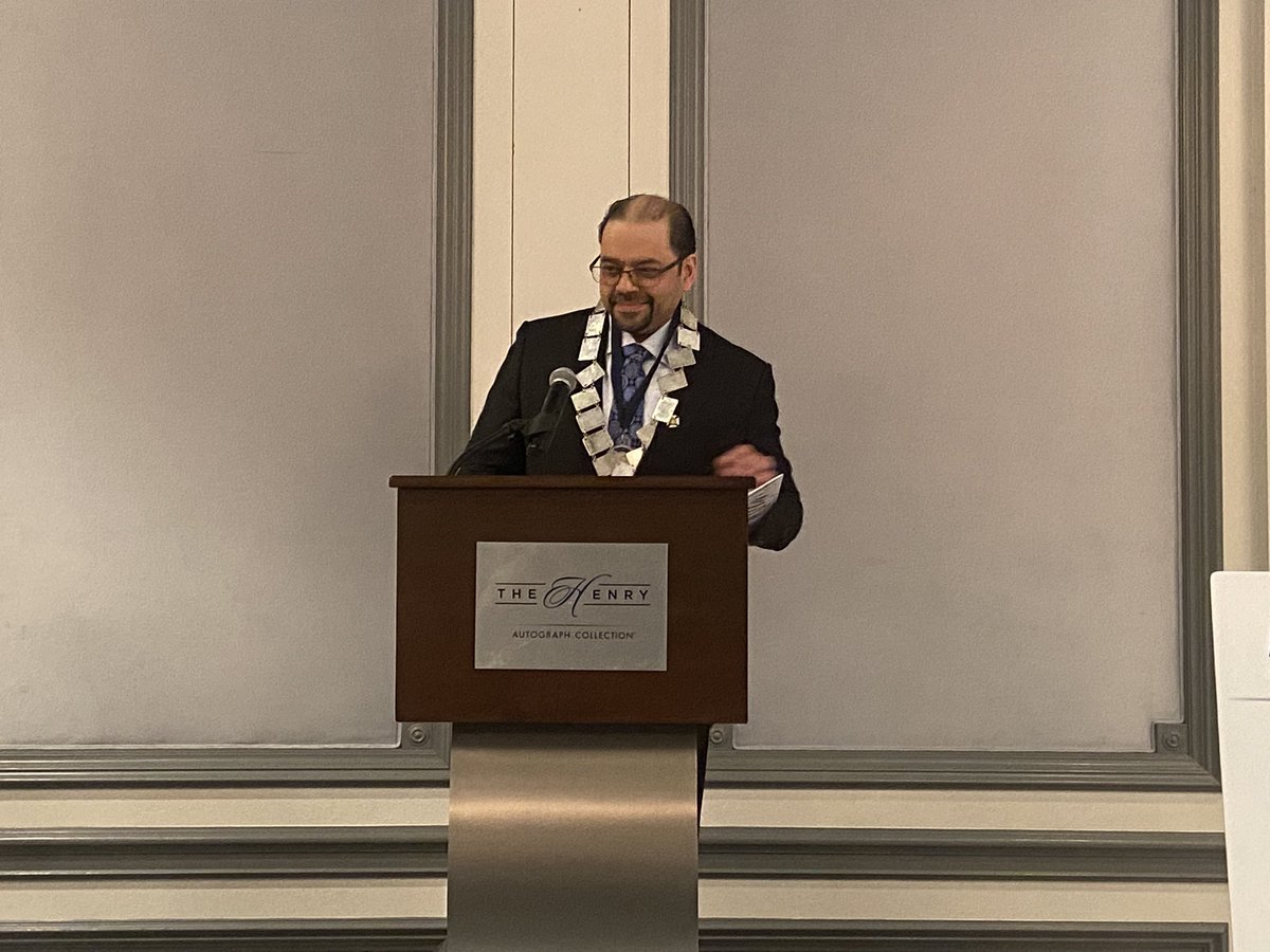 MichStateMedSoc's tweet photo. Congratulations @SalimSiddiquiMD on your formal installation as the 165th President of MSMS. #MSMSHOD23 https://t.co/bxrQYIlOKe