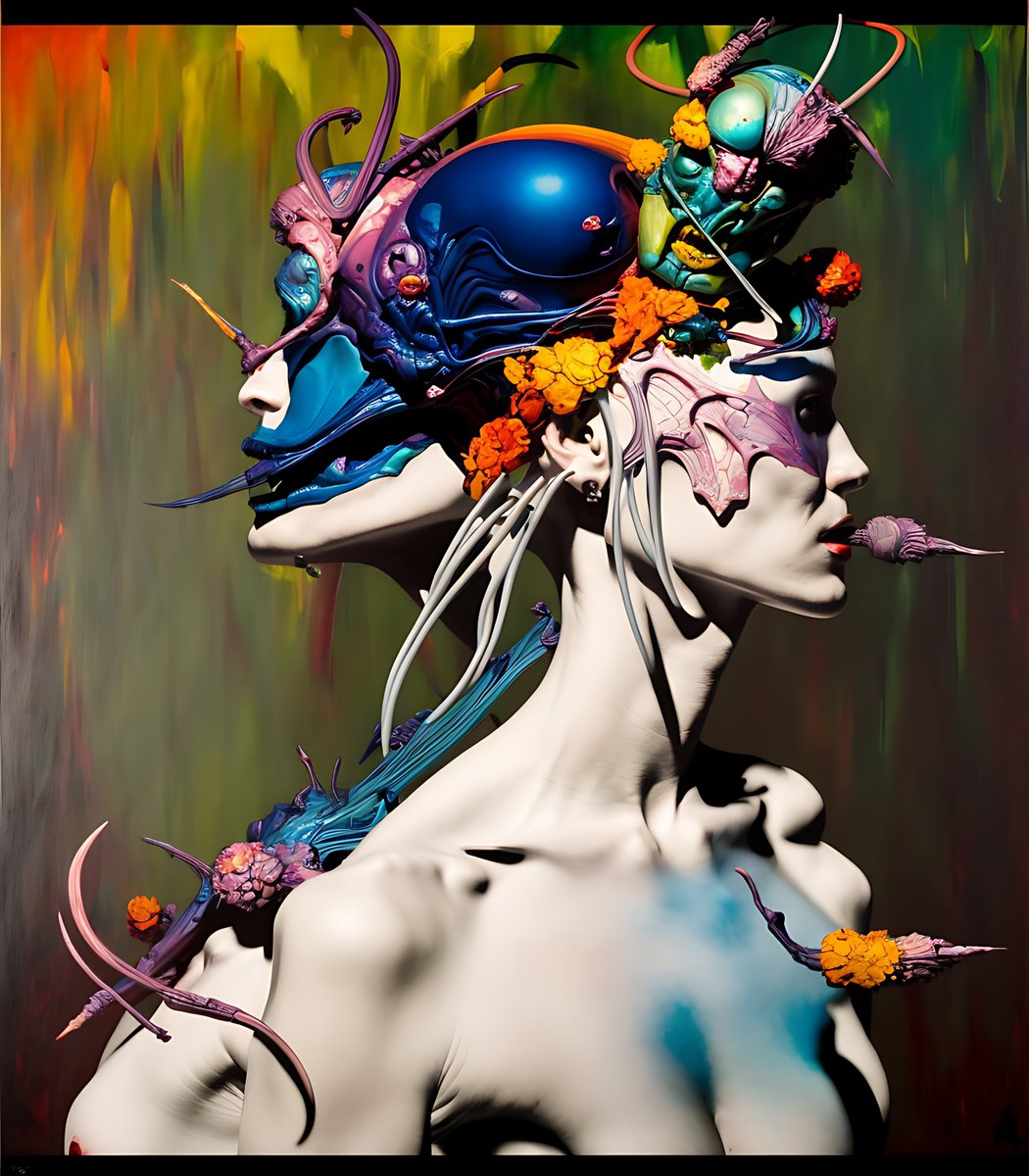 GN or Late GM it´s #GANism #103
"from our disunited individuality the mutation saved us"
1/1 at 20 #xtz
objkt.com/asset/KT1PLznj…

#nabukodoro #aiart #aiartwork #ai #nft