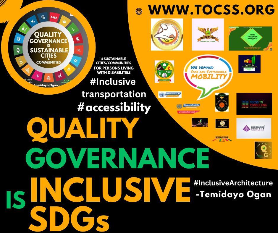 TocssFoundation's tweet image. PSA
#INCLUSIVEARCHITECTURE &quot;...persons living with disabilities in focus...&quot;-Temidayo Ogan