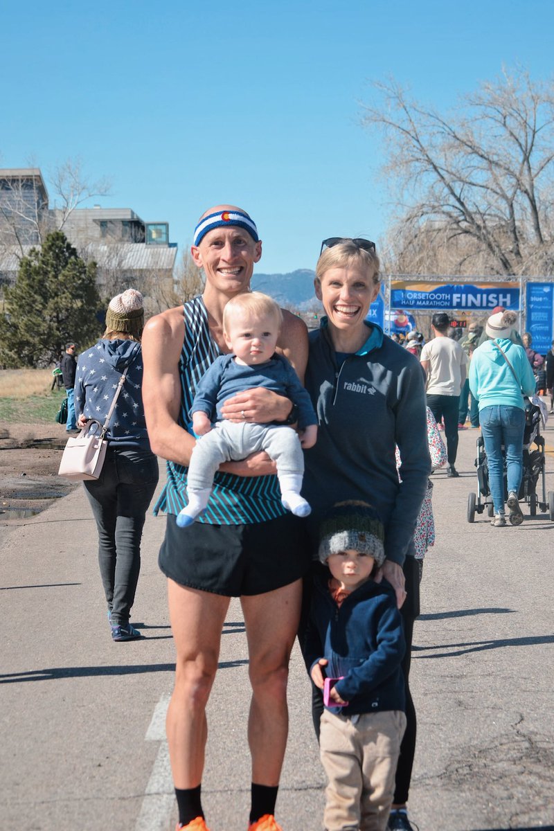 Being fortunate to follow a passion is only possible with an amazing, loving and supportive family. My runs this week were filled with soreness &amp; so much gratitude for these 3! Very excited we’re all making the trip in two weeks for me to race a full marathon again <a href="/pghmarathon/">Pittsburgh Marathon</a>!