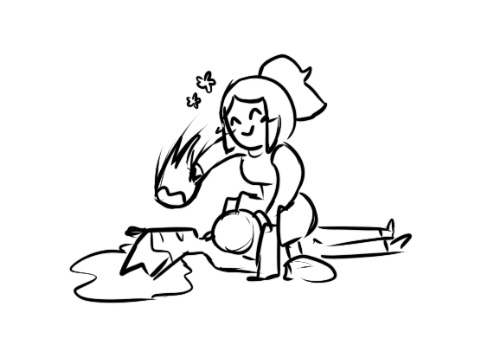 StrikeBack_Dev's tweet photo. An artist's doodle! ☺️ We love our artists!!!! https://t.co/kUjFCSZppO