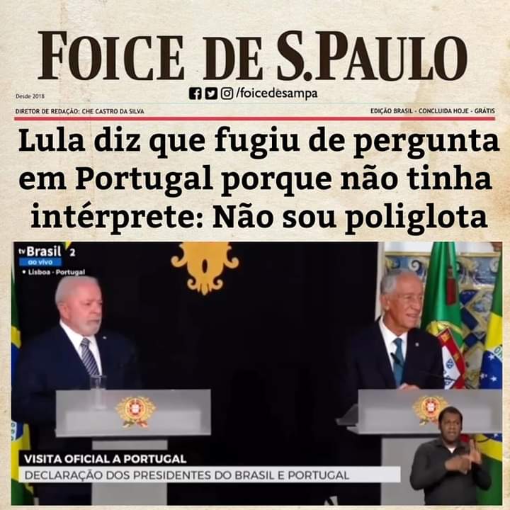 "Não posso dialogar em um país europeu sem a ajuda de um tradutor. Até no Brasil eu preciso", diz o molusco
