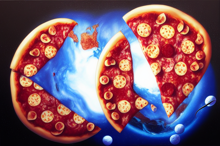 SergeantPizza's tweet photo. Gravity Waves' Pizza Slices

#AIArtwork  #pizza #aiartcommunity #digitalpainting  #NFTCommunity #nftcollectors #stablediffusion https://t.co/KwApOeR1lr