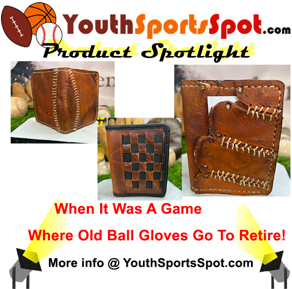 YouthSportsSpot Spotlight - When It Was A Game - Where old Ball Gloves Go To Retire. Gifts, Keep Sakes, Wallets, Coozies &amp; More  bit.ly/3KgUxAL