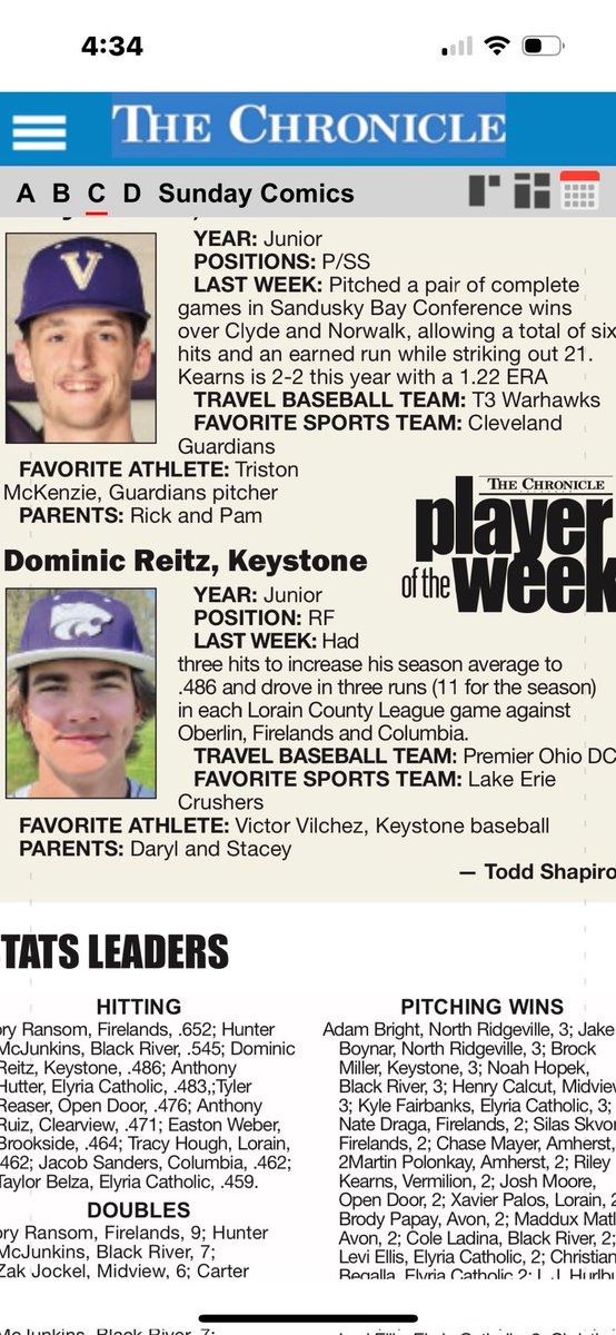 Congratulations Dominic!