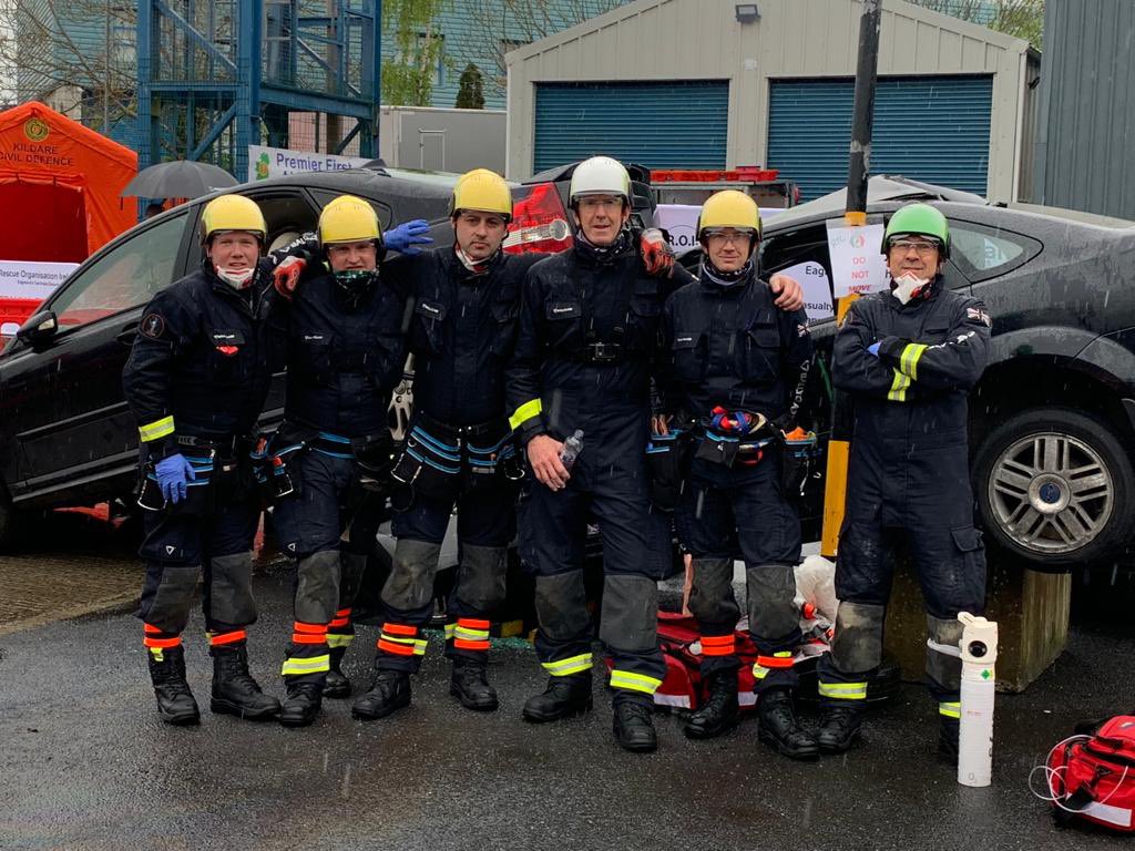 GMFRSrtcteam's tweet photo. First trophy of the year. Best overall international team at the Ireland national competition. #teamwork @manchesterfire https://t.co/qpbzJSQL76