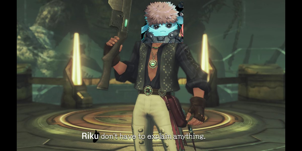 GuyWithTheFace6's tweet photo. Xenoblade fans: What the hell is up with Riku!?
Riku: https://t.co/PmeLbhrgrw