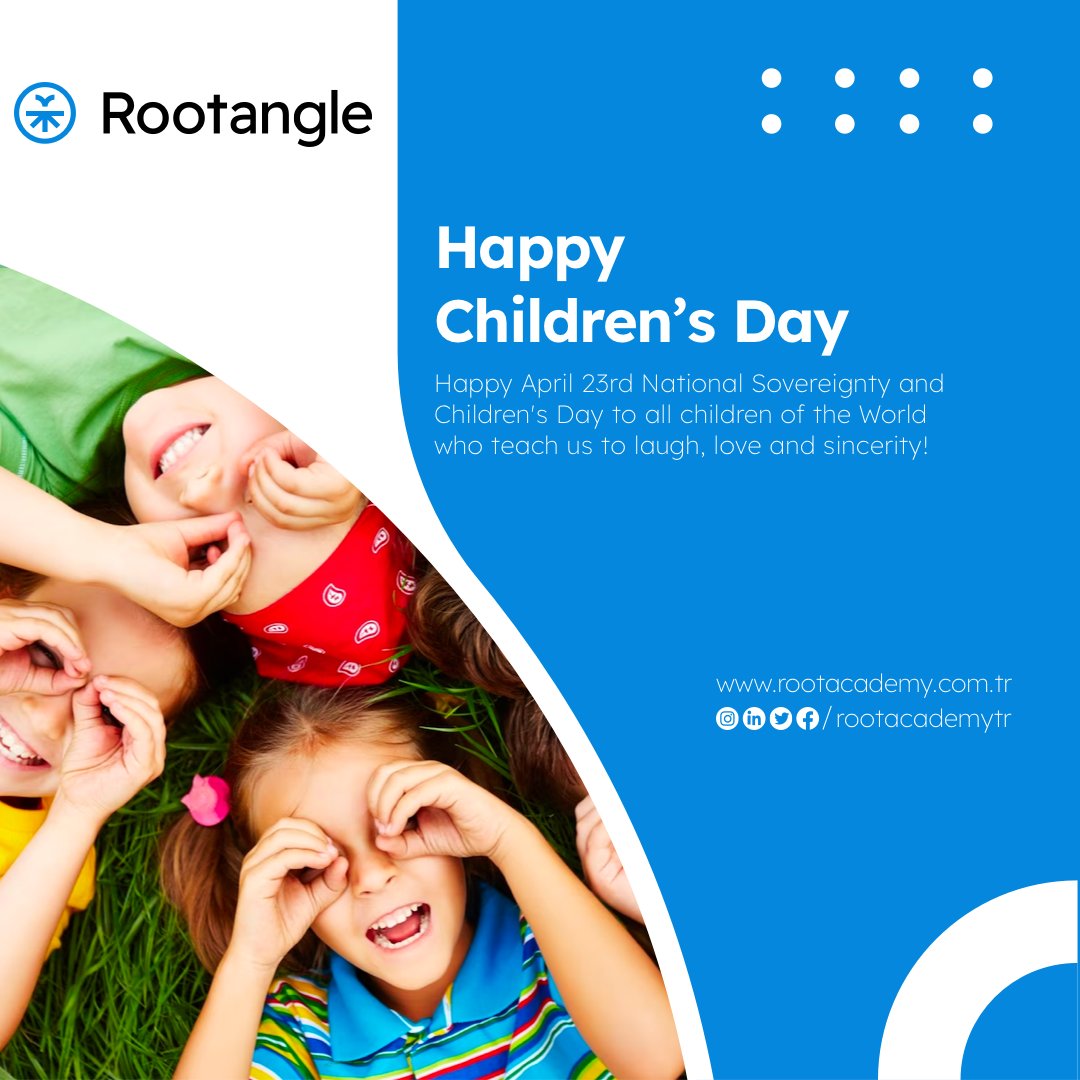 rootacademytr's tweet photo. Bize gülmeyi, sevmeyi ve samimiyeti öğreten tüm çocukların 23 Nisan Ulusal Egemenlik ve Çocuk Bayramı kutlu olsun!

*
*
*

Happy April 23rd National Sovereignty and Children's Day to all children of the World who teach us to laugh, love and sincerity! https://t.co/INnCErxjc5