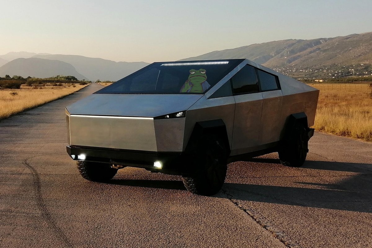 pepe_cybertruck's tweet photo. 📈Ready to ride the next wave of meme-millionaires? Invest in @pepe_cybertruck coin and secure your future! Launching April 23rd! $PEPE #PepeCoin #memecoins #APED #Ethereum #FutureMillionaires #Tesla #Cybertruck https://t.co/FMDEWMlRLs