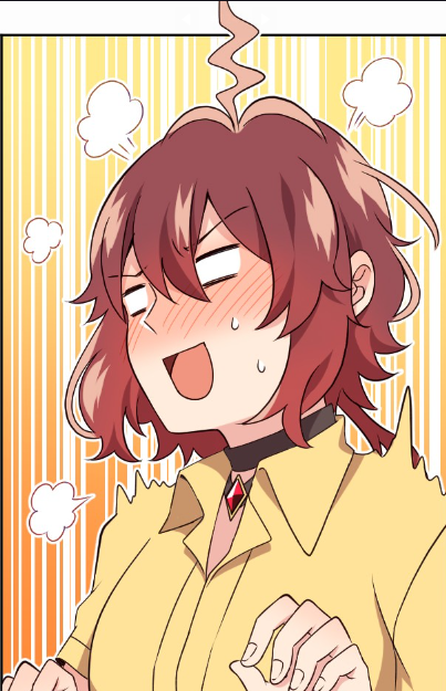 Ah..? C-claro que no soy adorable!

En cambio tu Reina Vel, si lo eres!..~ 
Si adorable 
si.