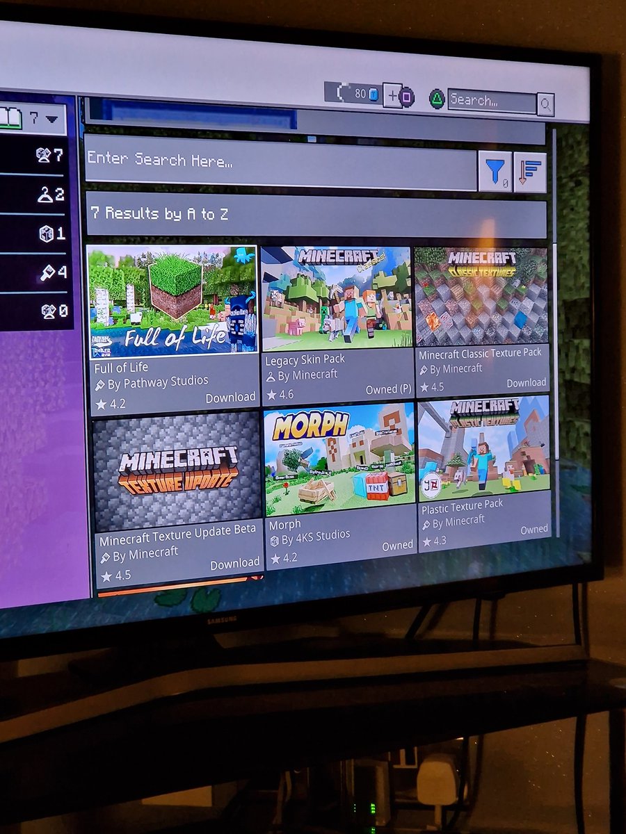 CafferwinAdams's tweet photo. @MojangSupport I have purchased this twice now and every time ps4 updates it goes. There is plenty of storage on PlayStation and the minecraft game so any suggestions why it won't download if not can I get my money back? Favourite texture pack, don't want to lose it again. https://t.co/vextVHVpmS