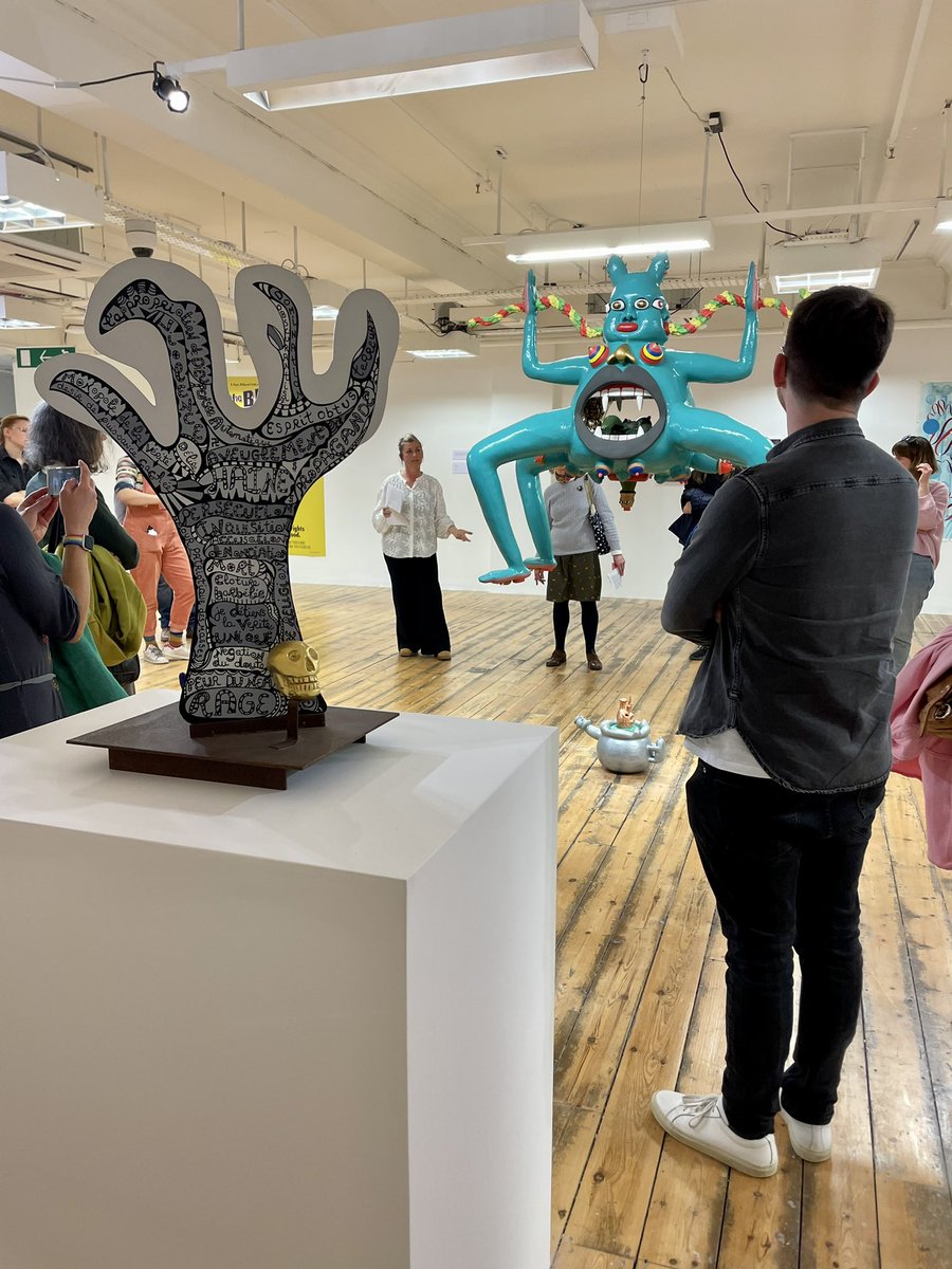 BeaHaines's tweet photo. It was a delight to see work by some of my all time favourite feminist artists @giantartgallery today in the ‘Body Poetics’ exhibition cutrated by @beccapf and @marcelle.joseph , and also great to hear Becca Pelly Fry talking about the art in relation to magic and mysticism. https://t.co/AXFHONBqiP