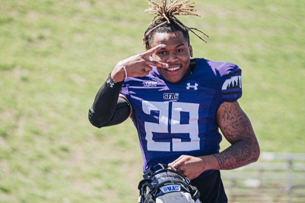 SFA_Football's tweet photo. We’re back 😎

#AxeEm x #RaiseTheAxe https://t.co/oETvguXkxi