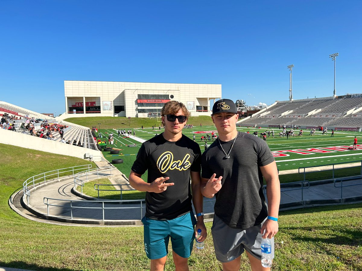 Thank you <a href="/LamarFootball/">Lamar University Football</a> for the great Junior Day! <a href="/CoachDaleen/">Daryl Daleen</a> <a href="/AustinHeflin2/">Austin Heflin 1️⃣1️⃣</a> <a href="/recruitingko/">Klein Oak High School Football Recruiting</a> #THECODE