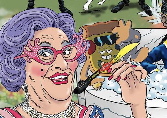 Vale the great Barry Humphries. A true comedic genius who exposed Australiana to the world. Started with a prank on a suburban train and ended up entertaining the world. Goodbye possums! #BarryHumphries