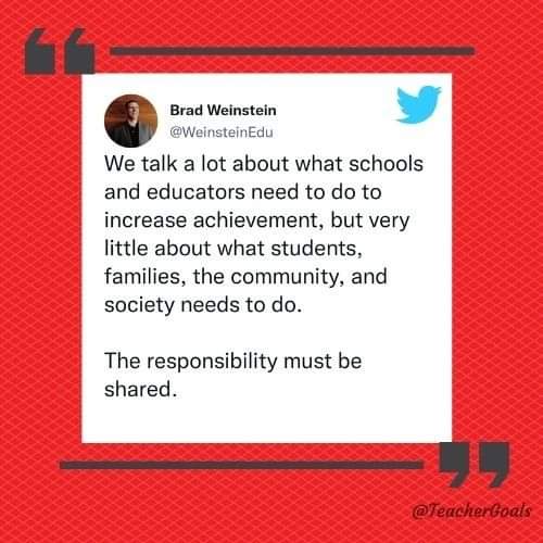 It takes a village! 🙌
🎙 <a href="/WeinsteinEdu/">Brad Weinstein</a>