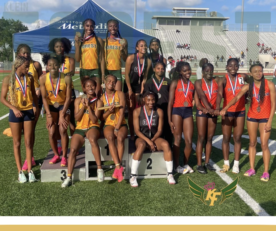 kftrackgirls's tweet photo. Congratulations to the 2023 Area 15/16 4x200m Relay Champion @kftrackgirls !! Way to take care of business!! Region II 6A Championships in Waco..."We Comin'..."
#KFBAMN23
#BackIIBusiness
#FTF
In It To Win It All๐ https://t.co/MWO4WJcilp