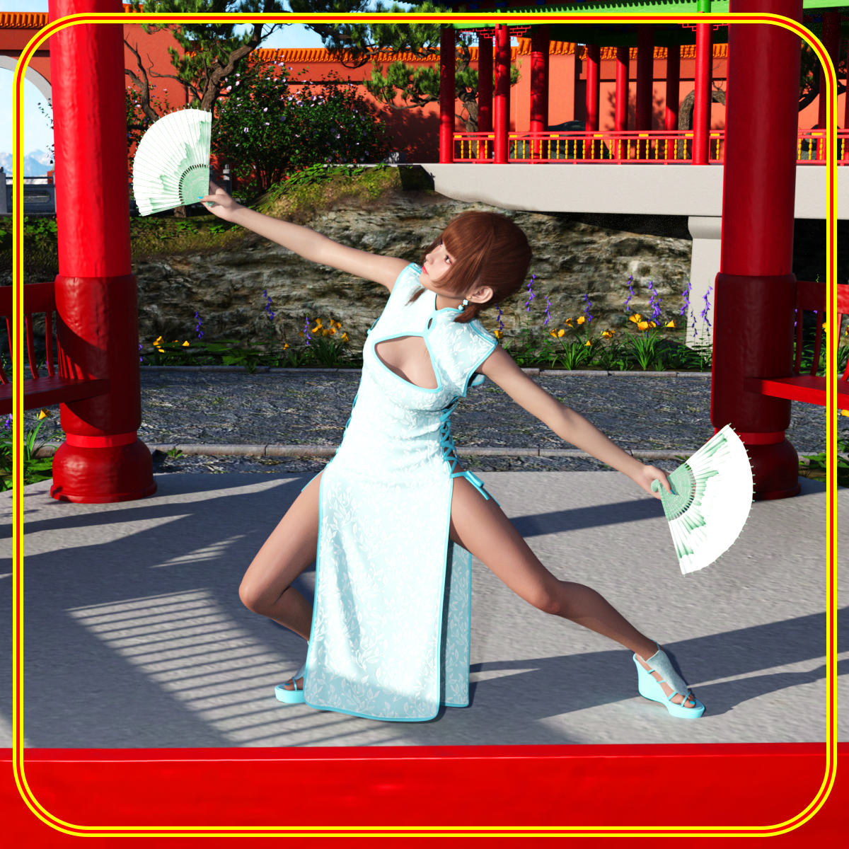 yuuzantorii's tweet photo. Chinese Garden #Daz3D #3DCG #Acicia #美少女 #china #中国 https://t.co/3gWfxM6C4u https://t.co/c4IEmCaXmC