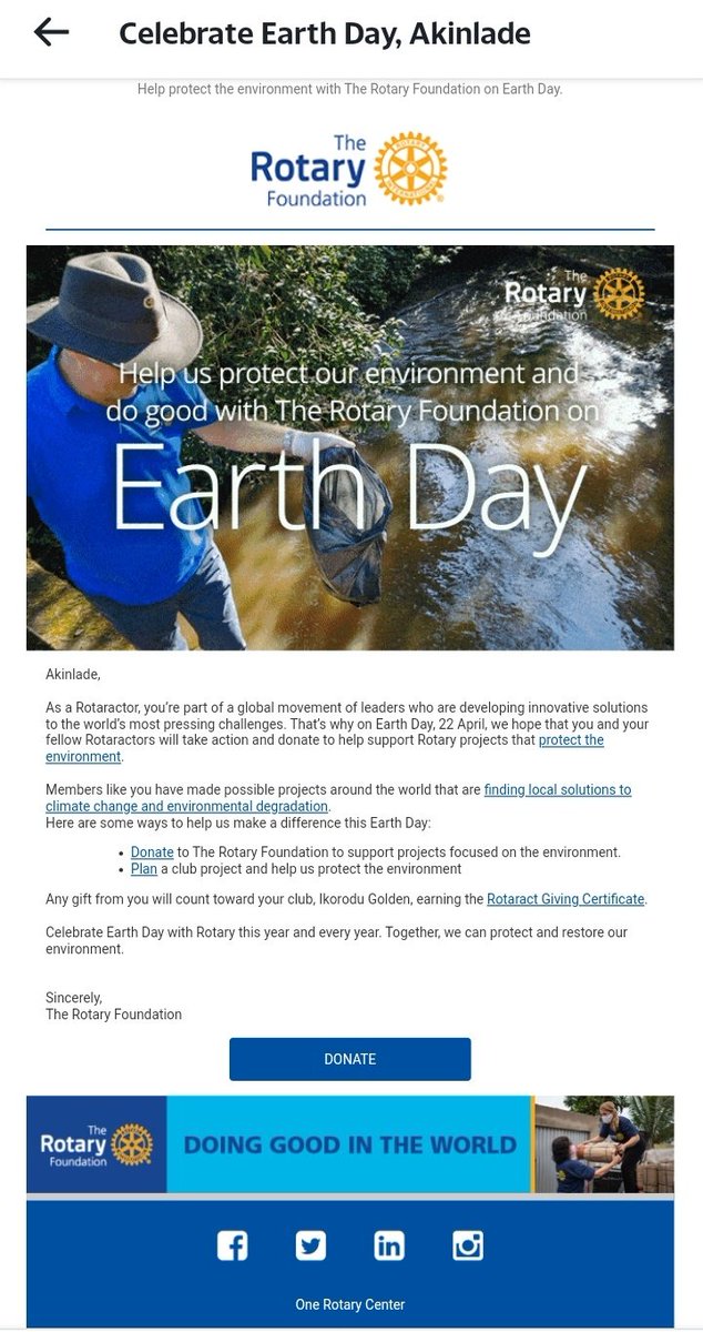 omoakeen's tweet photo. In celebration of #WorldEarthDay lets donate to save our planet
#SupportingTheEnvironment https://t.co/BhH6SBejA0