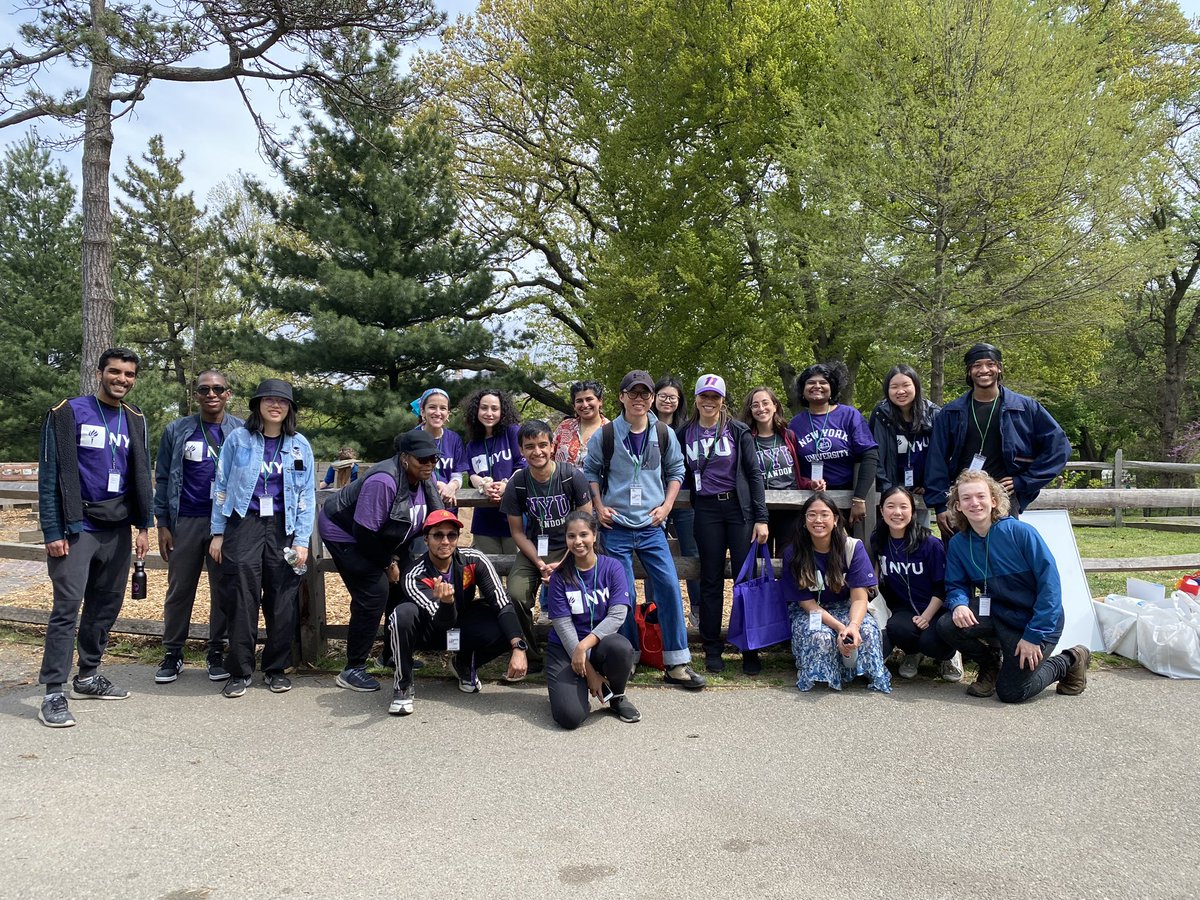 NYU Tandon students and OIE celebrate Earth Day by volunteering at Fort Green Park! We had a blast. #NYUTandonmade