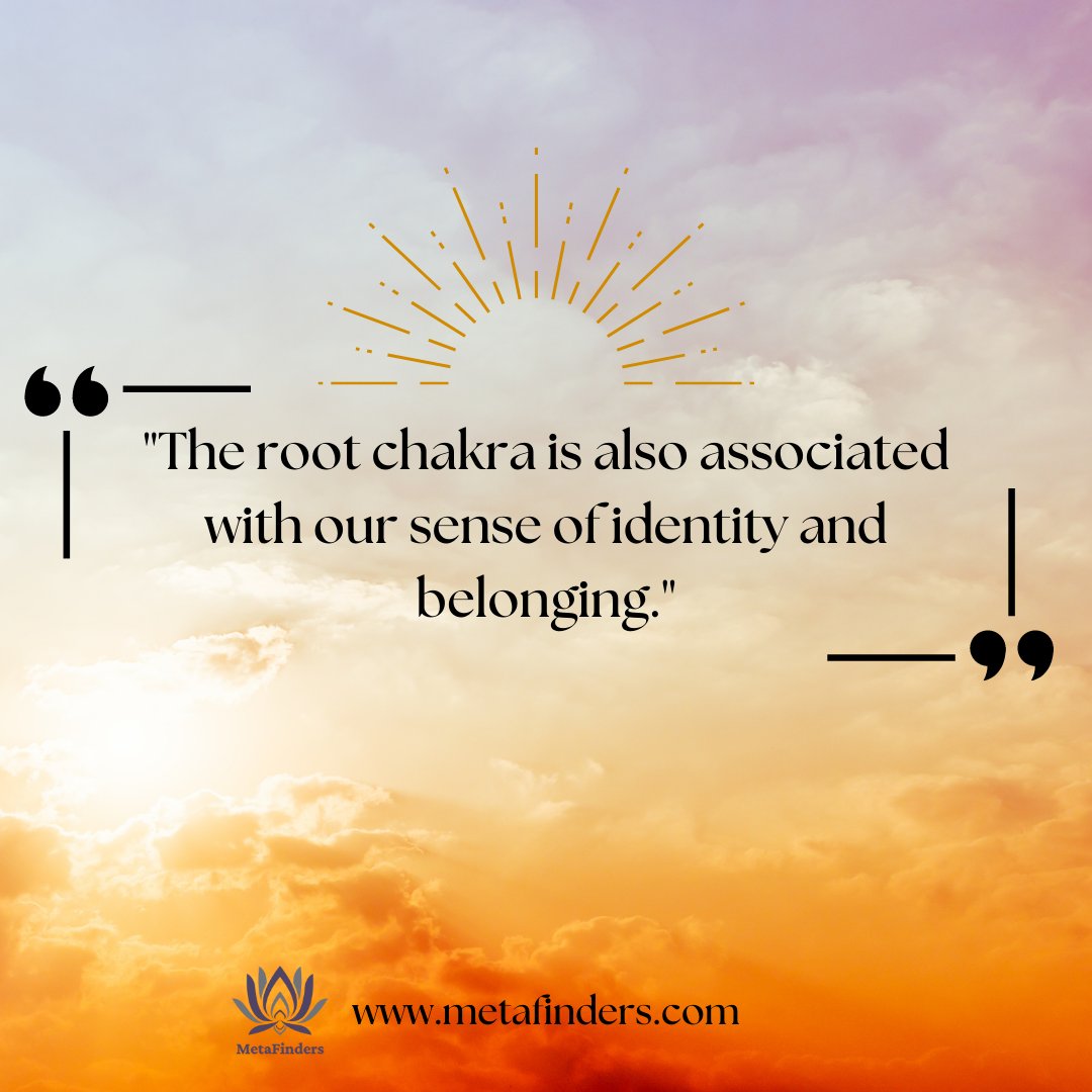 MetaFinders4's tweet photo. The root chakra is related to our sense of identity and belonging. #selfidentity #belongingness

👉https://t.co/5MjptJG5EK

FREE Wealth DNA PDF Report:
👉https://t.co/Yvxo9t1XTg

Metafinders
👉https://t.co/XVCB2GorjK https://t.co/cH3dxx3SJv