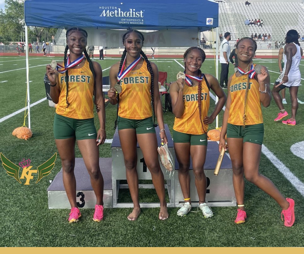 kftrackgirls's tweet photo. Congratulations to the 2023 Area 15/16 4x100m Relay Champion @kftrackgirls !! Way to take care of business!! Region II 6A Championships in Waco..."We Comin'..."
#KFBAMN23
#BackIIBusiness
#FTF
In It To Win It All๐ https://t.co/SvZM0iVn0B