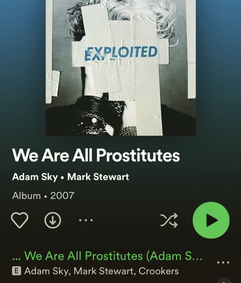 ADAMSKI (@officialadamski) on Twitter photo iโm gutted to hear the terrible news about my dear old friend <a href="/_markstewart/">mark stewart</a> i got to know him as his synth player on tour in Japan โ92 with <a href="/onusound/">On-U Sound</a>
he was super inspiring + encouraging + remaking #weareallprostitutes
<a href="/ThePopGroup/">The Pop Group</a>
<a href="/exploitedrec/">Exploited Records</a>
โฆiโm deeply sad today
๐ค๐๐ป iโm gutted to hear the terrible news about my dear old friend <a href="/_markstewart/">mark stewart</a> i got to know him as his synth player on tour in Japan โ92 with <a href="/onusound/">On-U Sound</a>
he was super inspiring + encouraging + remaking #weareallprostitutes
<a href="/ThePopGroup/">The Pop Group</a>
<a href="/exploitedrec/">Exploited Records</a>
โฆiโm deeply sad today
๐ค๐๐ป