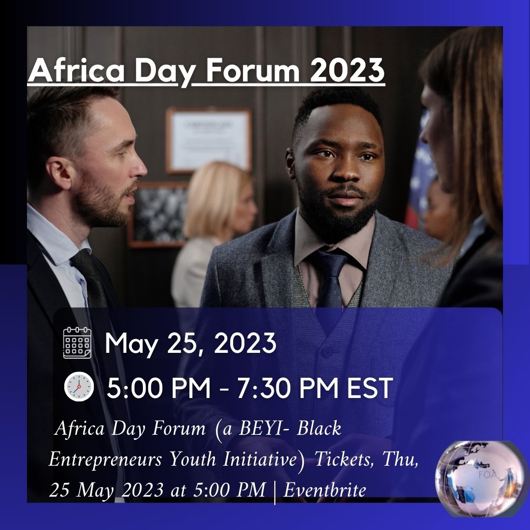 casafoundation's tweet photo. Mark your calendar for May 25,2023 — Africa Day!
Celebrate Africa Day with us with a pitch competition, Panel discussion, Networking, and much more. . . 

Register at https://t.co/upbIk4rsak and save your spot!

#casafoundation #africaday #2023forum #pitchcompetition https://t.co/oIX3S3jQ2w