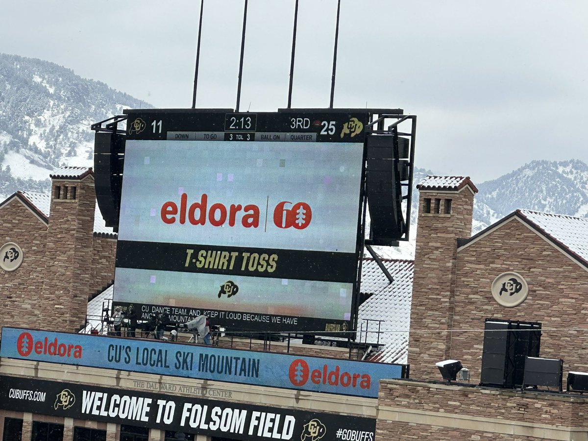 Eldora (@eldoramtnresort) on Twitter photo Just like <a href="/DeionSanders/">COACH PRIME</a>, we ain’t hard to find—just 20 miles west of campus, in fact. Anyone else at Folsom Field for the <a href="/CUBuffsFootball/">Colorado Buffaloes Football</a> Spring Game today? Just like <a href="/DeionSanders/">COACH PRIME</a>, we ain’t hard to find—just 20 miles west of campus, in fact. Anyone else at Folsom Field for the <a href="/CUBuffsFootball/">Colorado Buffaloes Football</a> Spring Game today?