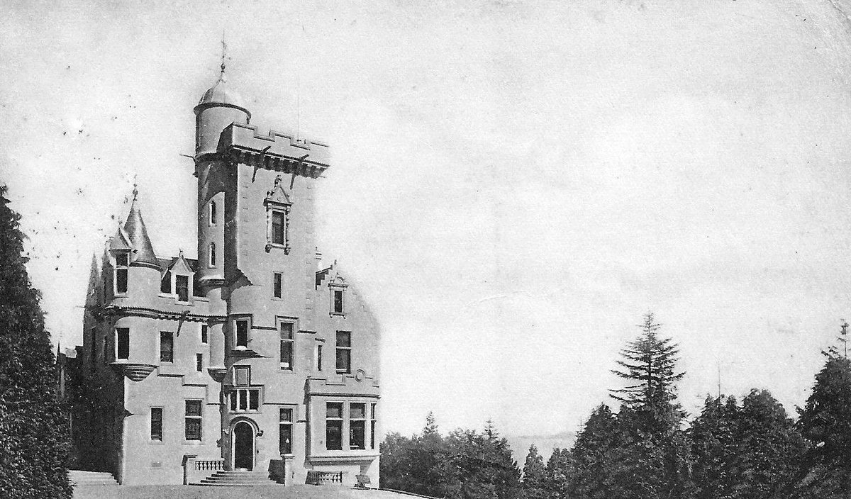 tourscotland's tweet photo. Old Tour #Scotland Ancestry Travel visit Genealogy Scottish Family History Blog photography and story of #Dunselma #Castle by #Strone near #Dunoon. built in 1885 for industrialist, #James #Coates whose fortune had come from Paisley textile manufacture https://t.co/3TLdCxYD2X