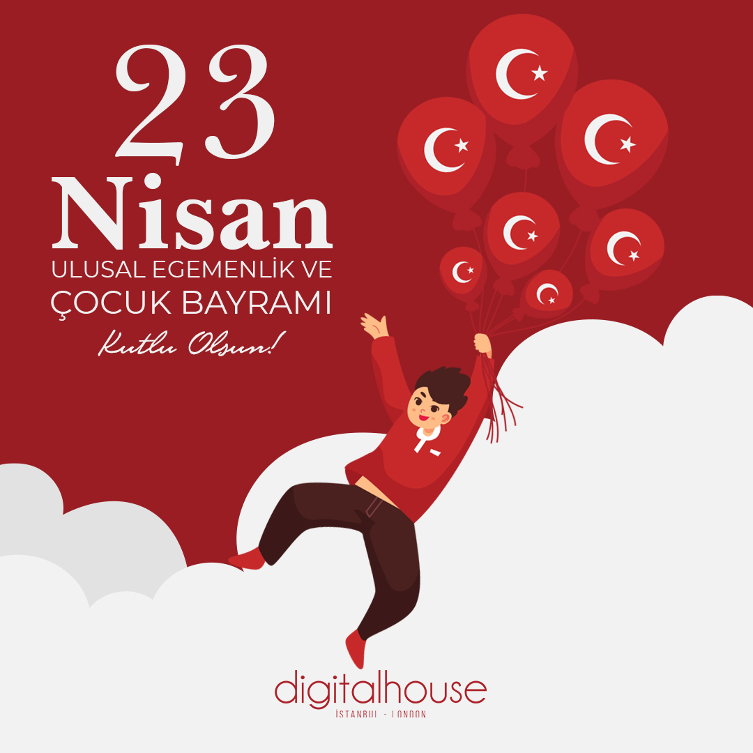 digitalhouseTR's tweet photo. 23 Nisan Ulusal Egemenlik ve Çocuk Bayramımız Kutlu Olsun 🇹🇷 https://t.co/1Ukx8cvnOp