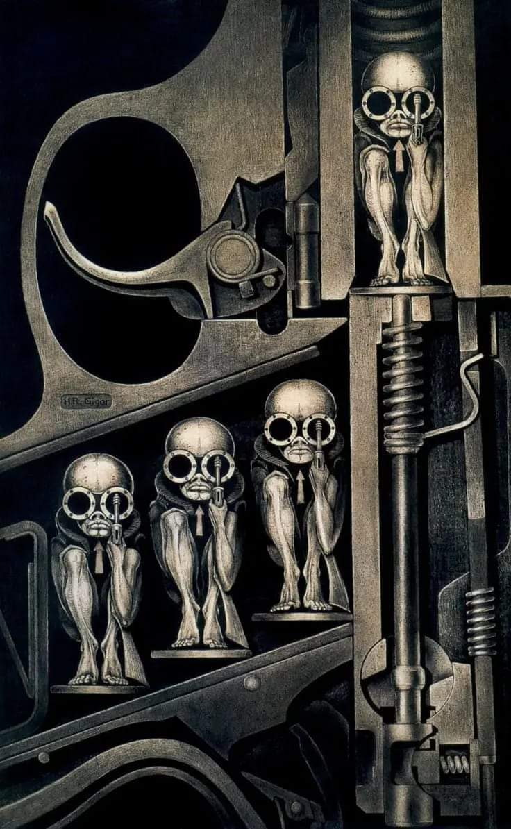 JenNotRevealed's tweet photo. Birthmachine - Giger

#ArtAgainstHate https://t.co/rSInWF4bH0