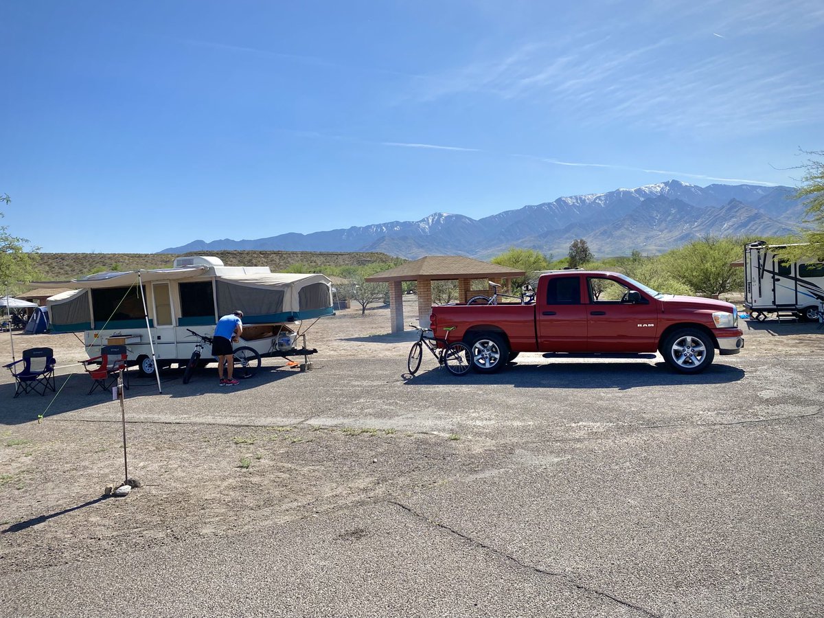 ⁦<a href="/MikeTaylorShow/">Mike Taylor</a>⁩ ⁦<a href="/biggestpuma/">Sam Freas</a>⁩ taking the pop up to Arizona thinking about the Thunderdome trip you keep saying we should do! Well, im doing it! #thunderdome #officalhebdriverofthunderdome #officalphotographerofthunderdome #mountgraham